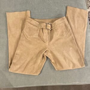 Tan Suede Pants Size 10